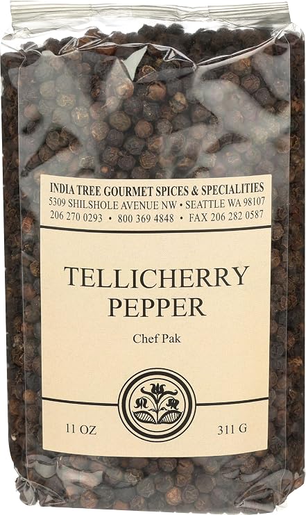 India Tree Tellicherry Pepper, 11 oz