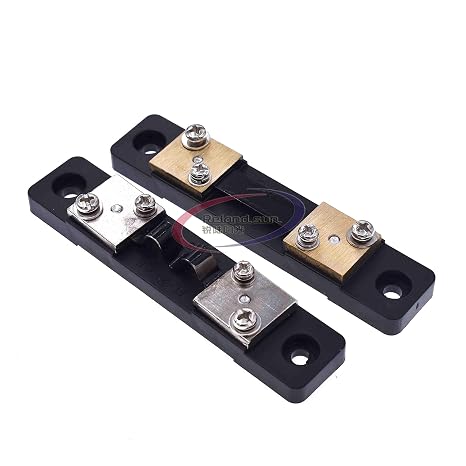 External Shunt FL-2 100A 50A 30A 20A 10A /75mV Current Meter Shunt Resistor for Digital Ammeter amp Voltmeter Wattmeter Meter (100A 75mV)