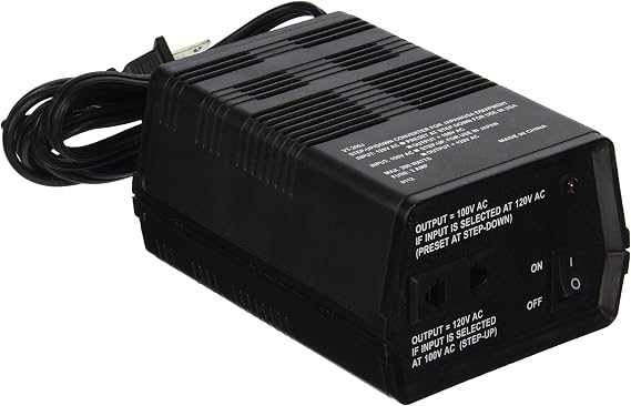 VCT VT-200J Japanese Step Up / Down Voltage Transformer Converts Japan 100 Volts To 110V OR 110V to 100 Volt - 200 Watt,Black