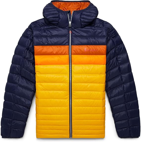 Cotopaxi Fuego Down Hooded Jacket - Men's Maritime & Sunset 2X-Large
