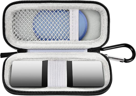 Heart Rate Monitor Case Compatible with AliveCor Kardia Mobile Personal ECG/for AliveCor KardiaMobile 6L for Apple Android Smartphone, Mini Portable Heart Rate Device Storage Carrying Holder-Box Only