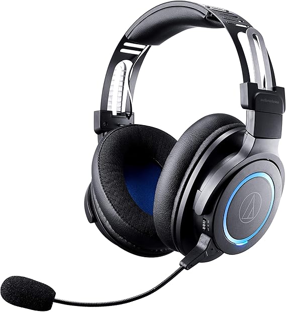 Audio-Technica Ath Wireless Stereo Headset, Over-The-Head, Black (Ath-G1wl)