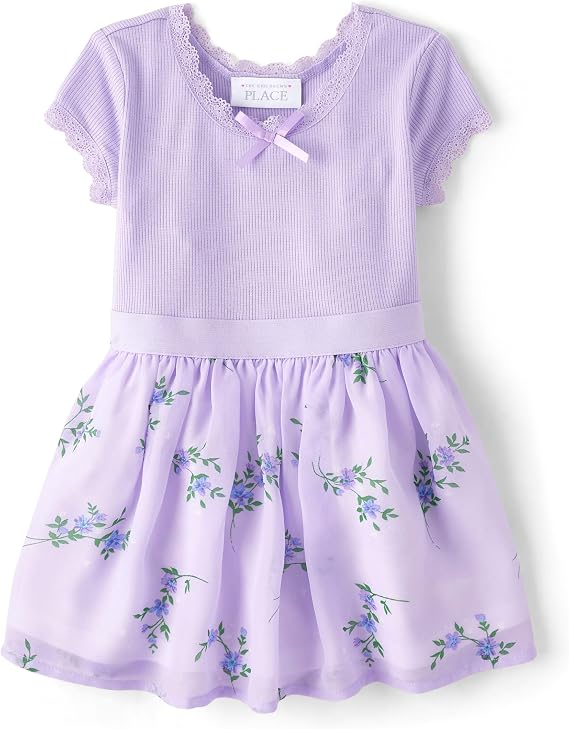 The Children's Place,and Toddler Girls Short Sleeve Fashion Dress