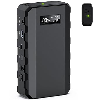 Apowking Power Bank with AC Outlet, 65W Portable Laptop Battery Bank Fast Charging, 88.8Wh 24000mah Power Station for Outdoor Camping PowerBank Travel Home Power Backup