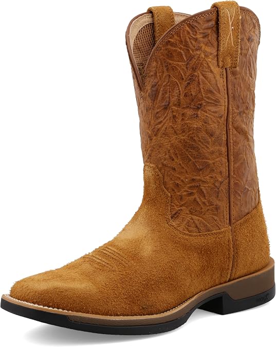 Twisted X Men's Men'S Cellstretch Western Work Boot Soft Toe Brown 10 D(M) US
