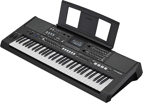 Yamaha PSR-E583, 61-Key Touch-Sensitive Portable Keyboard with Premium Sound, Music Rest and Power Adapter