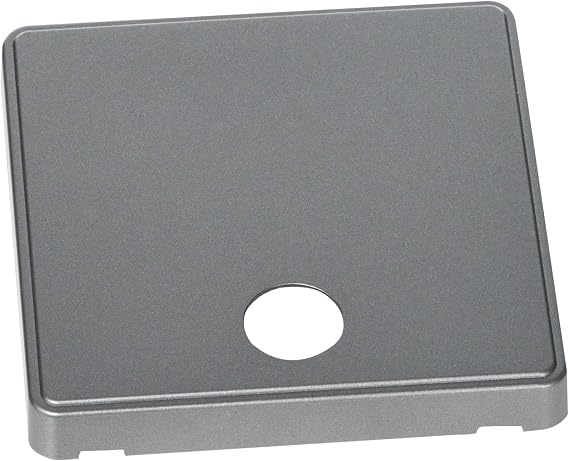 MK Dimensions 1 Gang 25A Connection Unit Flex Outlet Dark Silver Synthetic Finish Frontplate