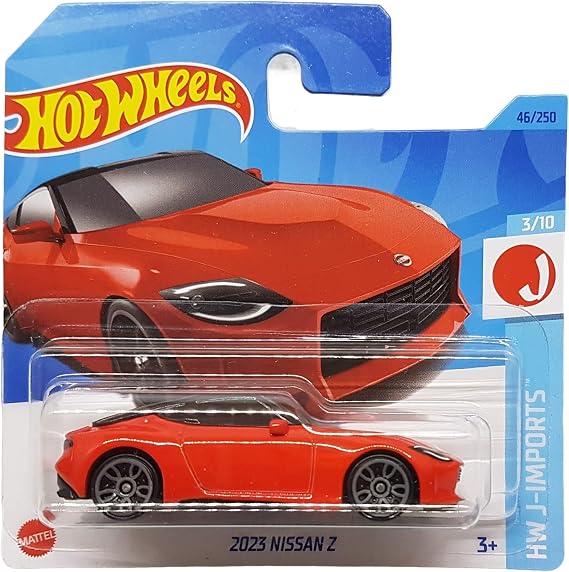 Hot Wheels - 2023 Nissan Z - HW J-Imports 3/10 - HKK64 - Short Card - red - Mattel 2023