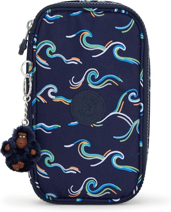 Kipling 50 PENS, Pencil Case Holds Up To 50 Pens,21 cm, 1 L, Fun Ocean Prt