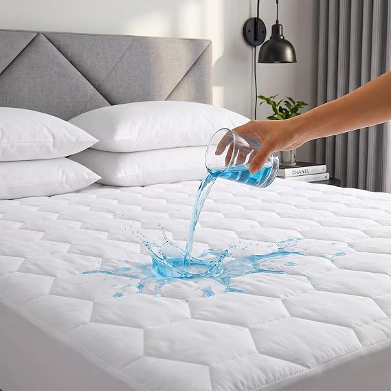 Softhour Twin Mattress Protector, Quilted Waterproof Mattress Protector