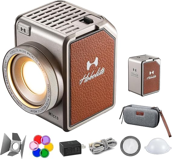 Hobolite Micro Continuous LED Light for Photography, 8W, Bi-Colour, Creator Kit