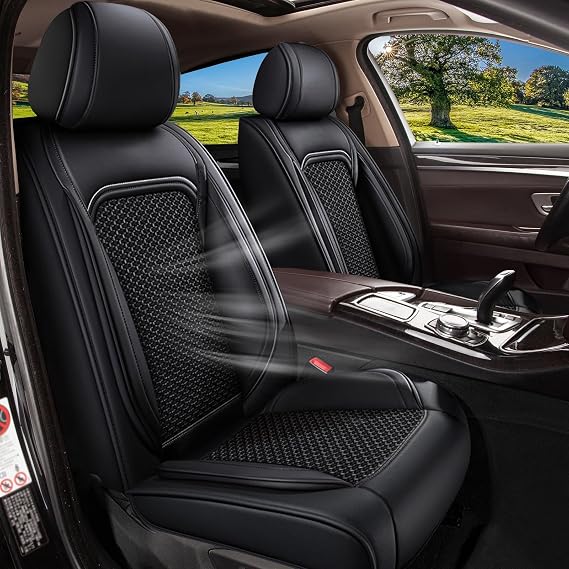 IKABEVEM Front Set for Jeep Grand Cherokee Seat Covers 2005-2026