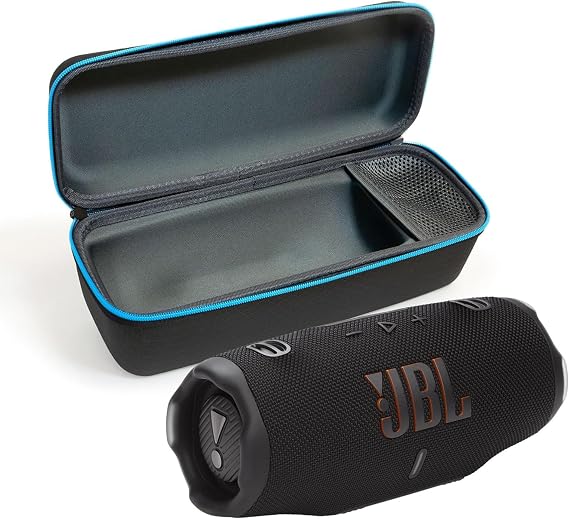 Bundle with JBL Charge 6 Black + divvi! Protective Hard Shell Case Black