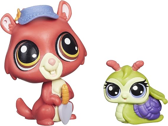 Littlest Pet Shop Pet Pawsabilities Eunice Greenley and Pacer Landon Doll