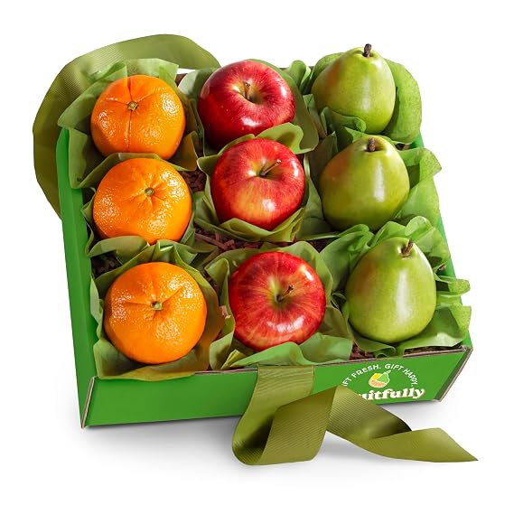 A Gift Inside Fruitful Trio Deluxe Fruit Gift
