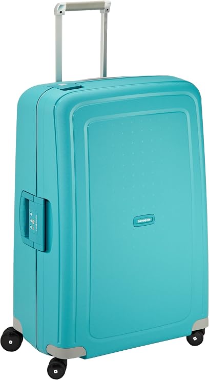 Samsonite S'Cure - Spinner L Suitcase, L 75 cm, 102 L, Blue (Aqua Blue)