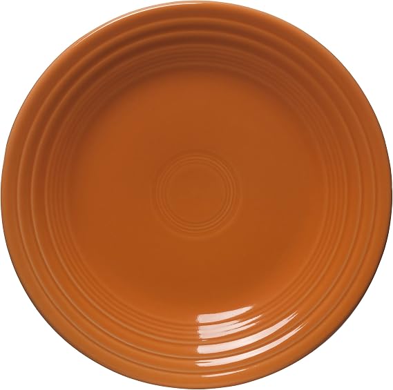 Fiesta 9-Inch Luncheon Plate, Tangerine