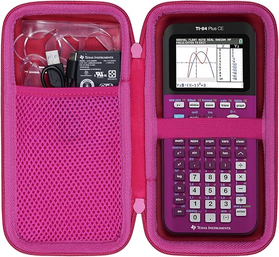Case for TI-84 Plus CE Evo/Python,TI-Nspire CX II CAS,TI-83 Plus Calculator