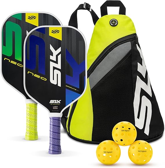 Selkirk Pickleball Paddle 2024 SLK | Features Multilayer Fiberglass and Graphite Pickleball Paddle Face | SX3 Honeycomb Core | Pickleball Racket Designed in the USA for Traction and Stability