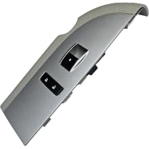 SWITCHDOCTOR Front Passenger Window Switch & Bezel Gray Assembly for for 2007-2009 Chevrolet Silverado & GMC Sierra (Crew, Extended Cab Pickup, Standard, Regular Cab, Full Assembly, Chevy)
