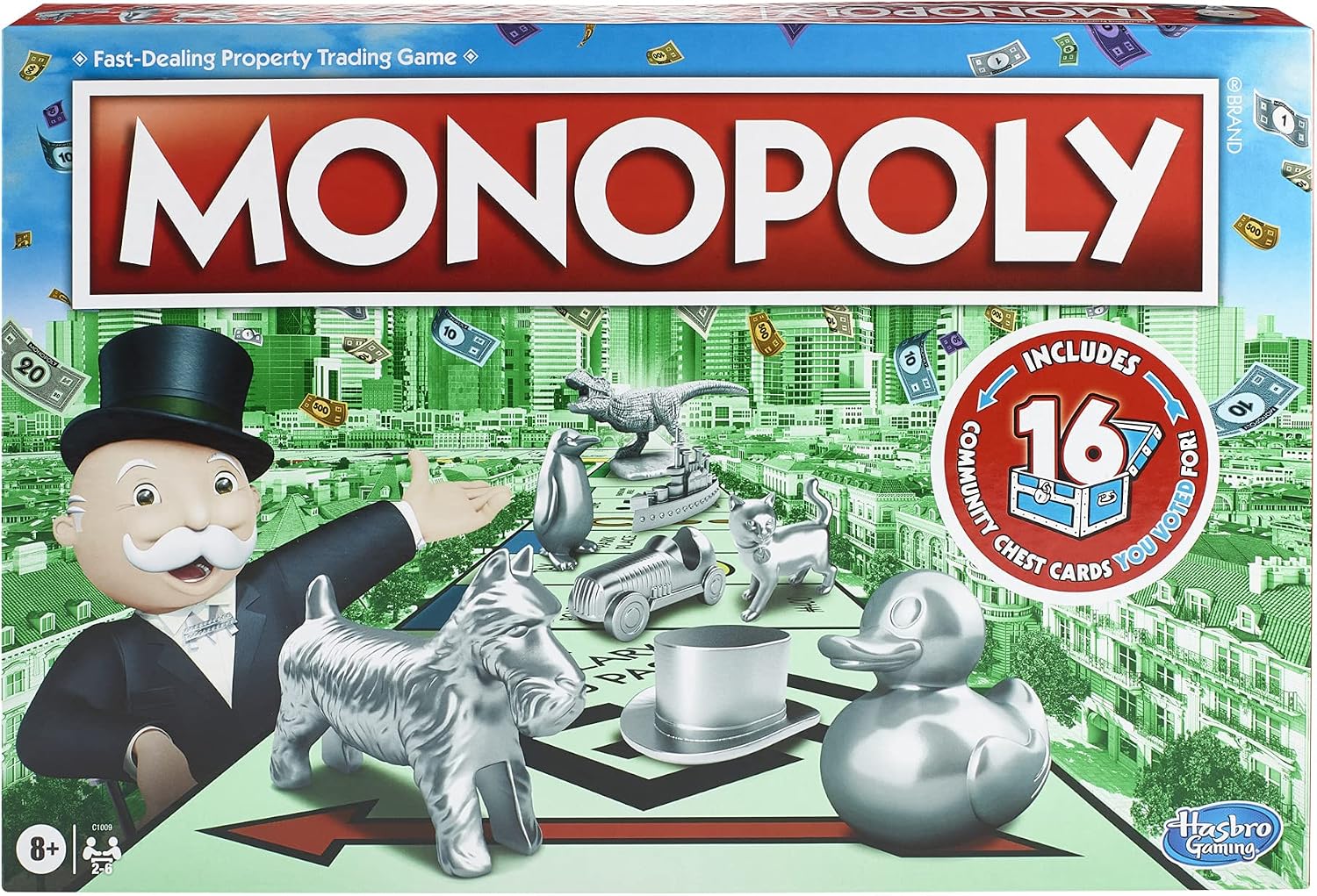 Monopoly Game, Family Board Game for 2 to 6 Players