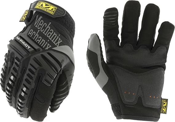 Mechanix Wear M-Pact Touchscreen Work Gloves, Small, Black | Impact-Resistant & Breathable Safety Gloves for Men, Machine Washable with Anti-Slip Grip for Heavy Duty Use