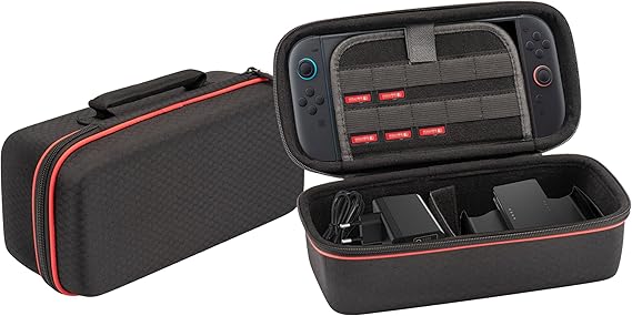 Subsonic - Case for Nintendo Switch 2 - Protective Cover Switch 2 with Shockproof Case Large XL Size Carry and Storage Bag for Switch 2 Console, Games and Accessories
