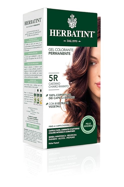 Herbatint Hair Dye 5R Light Copper Chestnut