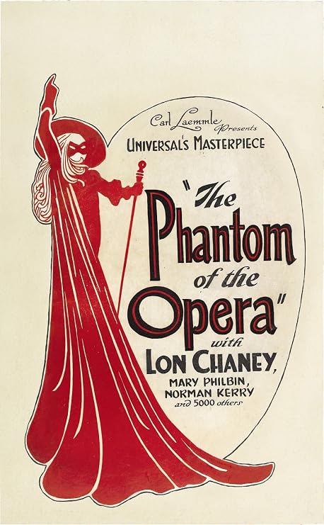 The Phantom of the Opera (1925) Movie Poster 24x36inch