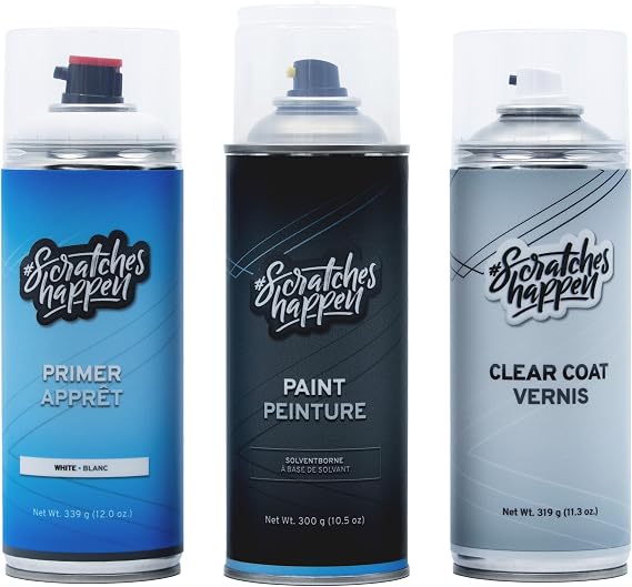 ScratchesHappen Exact-Match Spray Paint - Super White (040) for Scion - Preferred (Paint + Clear Coat + Primer)