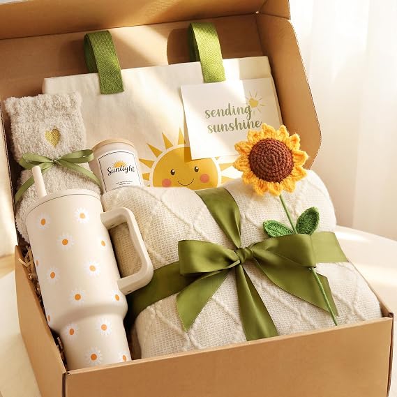 Sunshine Gift Baskets Get Well Care Package Birthday Gifts for Women Friend