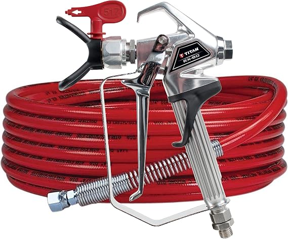 Titan RX-80 3600 psi Metal Airless Sprayer Gun, Hose and Tip Kit