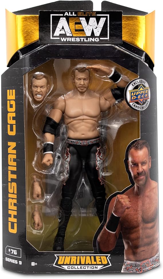 All Elite Wrestling - 6-Inch Christian Cage Figure – AEW Unrivaled Collection Series 9 (AEW Figure- Style 3)