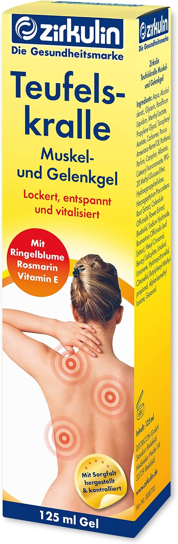 zirkulin Teufelskralle Muskel- und Gelenkgel, 125 ml Gel