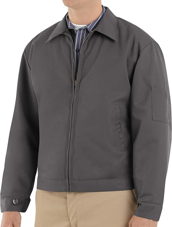 Red Kap Men's Slash Pocket Jacket