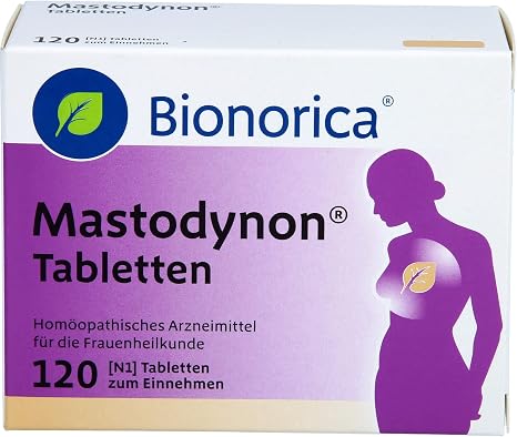 Mastodynon® Tabletten – bei Brustschmerzen 120 Stück Bei Spannungs- & Schwellungsgefühl in den Brüsten I Beschwerden vor- und während der Periode I wirkt rein pflanzlich