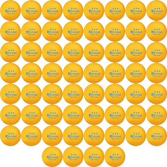 KEVENZ 3 Star Ping Pong Balls, 40+mm Advanced Table Tennis Balls, Bulk Outdoor and Indoor Ping-Pong Balls for Training, Competition and More, White