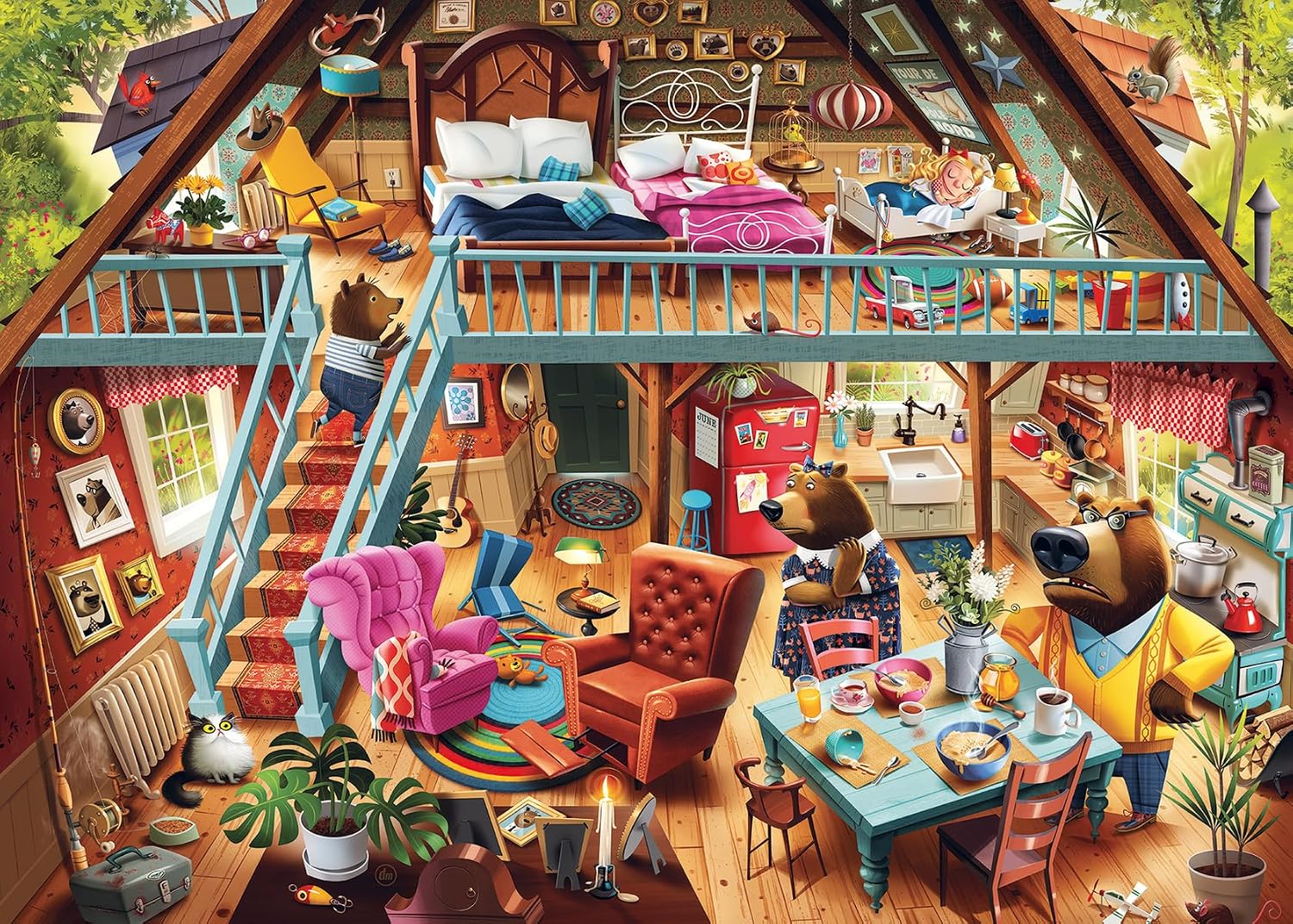 Ravensburger 1000p Puzzle Goldilocks, Yapboz