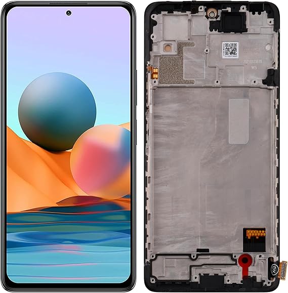 LCD Display Replacement Compatible with Xiaomi Redmi Note 10 Pro max(Black Without Frame Touch Screen Digitizer Assembly with Repair Tools