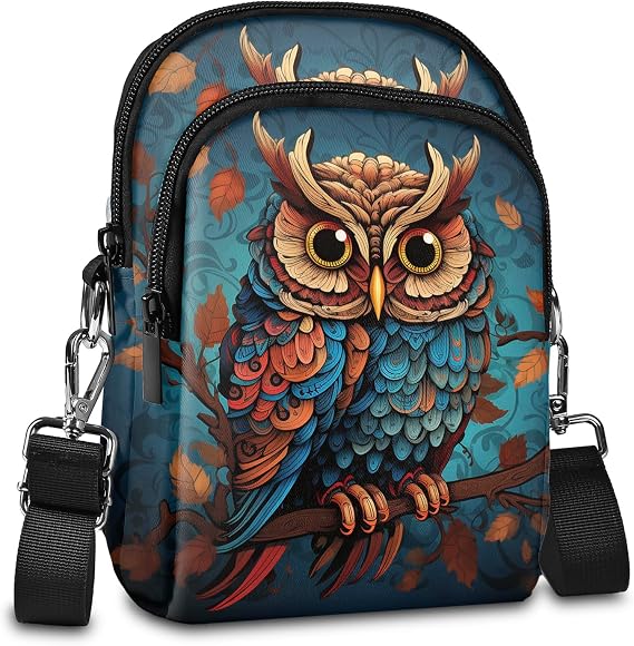 Crossbody Bags for Women Cell Phone Bag Small Over Shoulder Handbag Purse with Card Slots and Adjustable Strap