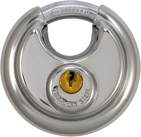 PACLOCK's Disc Padlock PROTM Series, Stainless Steel, Keyed Different,