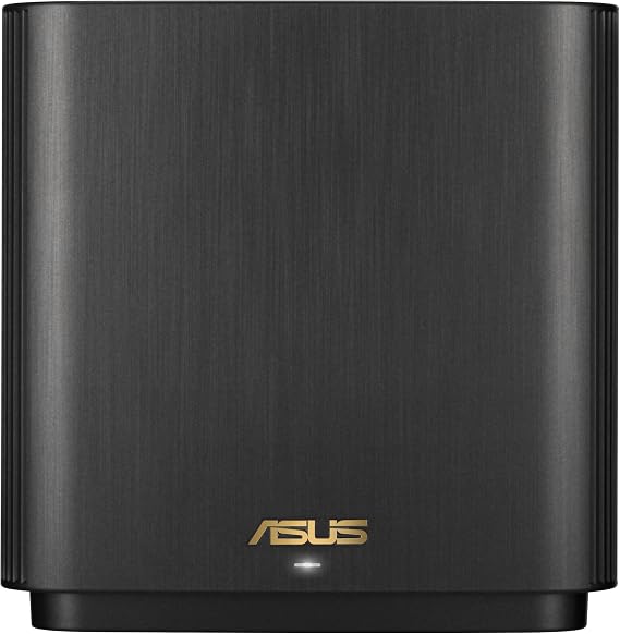 ASUS ZenWiFi XT9 AX7800 Tri-Band WiFi6 Mesh WiFiSystem (1Pack), 802.11ax, up to 2850 sq ft & 4+ Rooms, AiMesh, Lifetime Free Internet Security, Parental Controls, 2.5G WAN Port, UNII 4, Charcoal