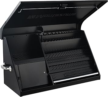 Montezuma DX411B 41" x 18" Heavy Duty Steel Triangle Toolbox steel, black