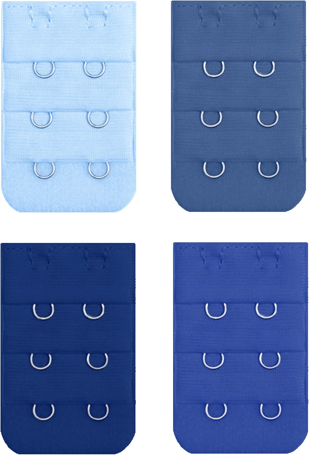 BEADNOVA Bra Extender 2 Hook Bra Back Clips Bra Strap Extender Bra Clasp 4pcs