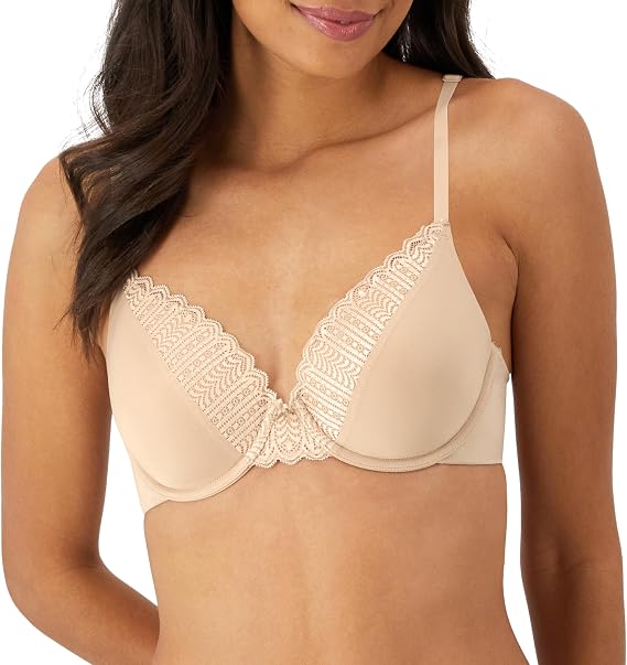 Maidenform Women's Padded Underwire Bra, Full Coverage T-Shirt Bras for Women, Convertible, Seamless (Plus