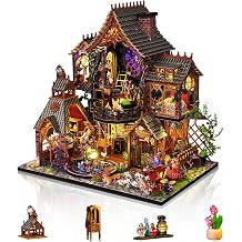 DIY Miniature Dollhouse Kits, Miniature House Kit, Doll House Kits for Adults to Building, Unique Gift for Birthday Father's Day, Magic House