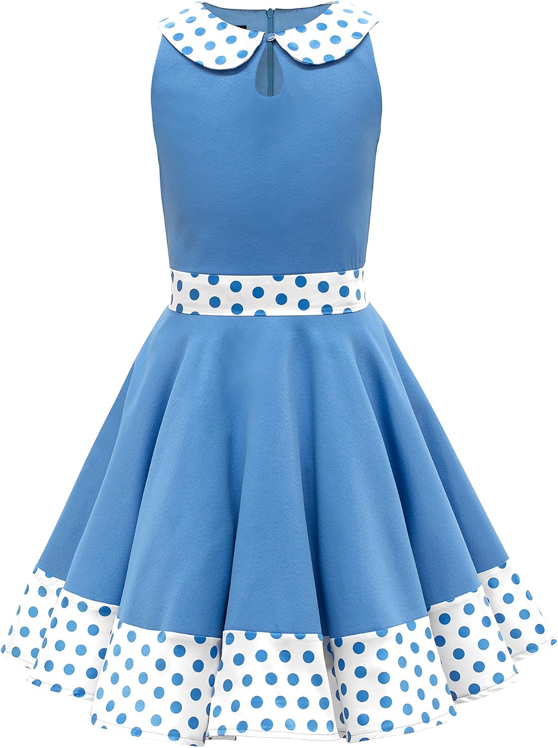 BlackButterfly Kids 'Zoey' Vintage Polka Dot 50's Girls Dress