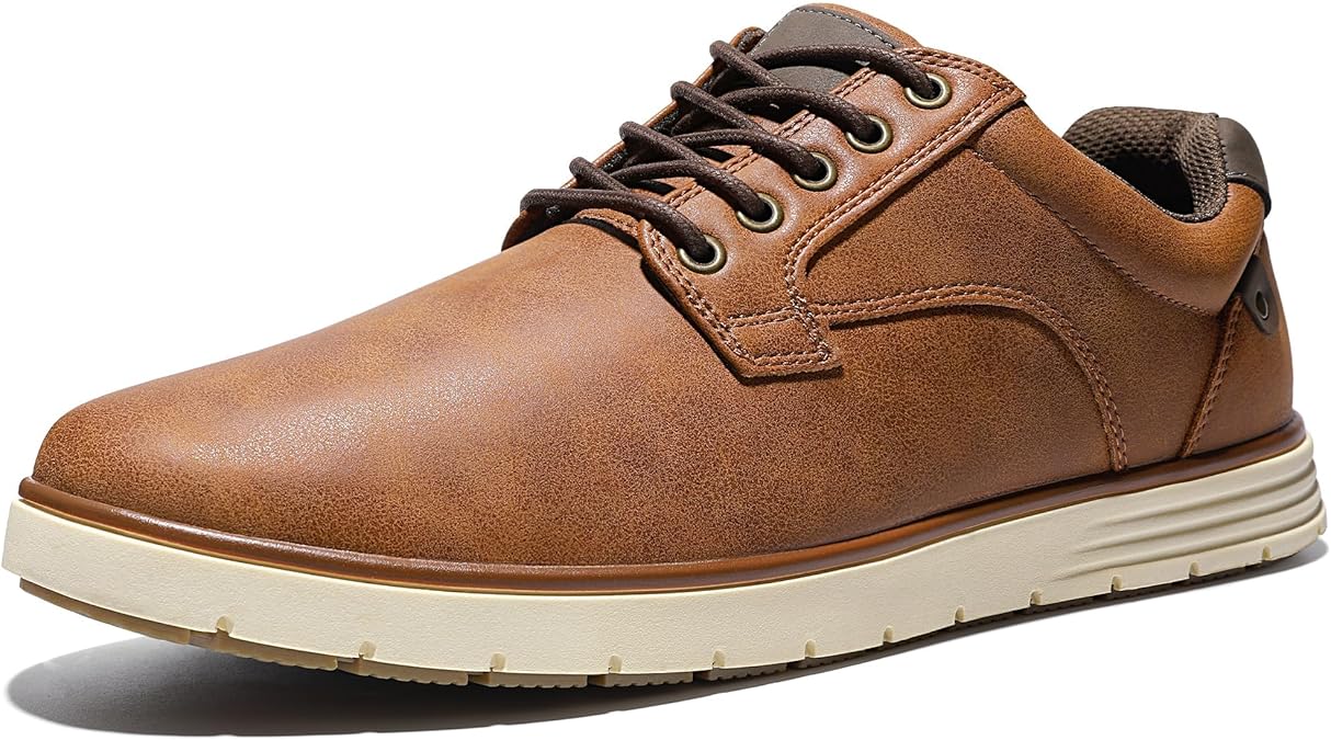 festooning Men's Casual Dress Shoes Loafers for Men Casual Sneakers Shoes Lace Up Comfortable Oxfords Slip-on with Non-Slip Rubber Sole