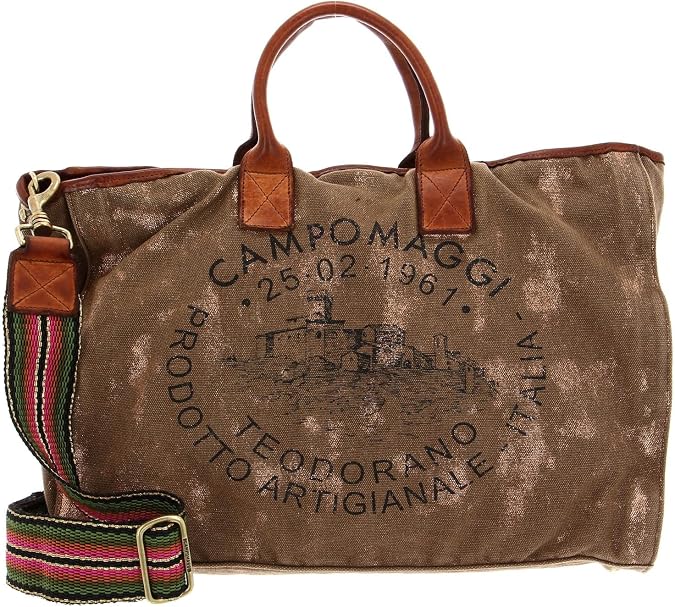 Campomaggi Crocus Bronzo Shoulder Bag / Cognac + St. Nera Brown