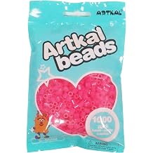 Artkal 5mm Midi Fuse Beads Bright Pink 1000 Beads